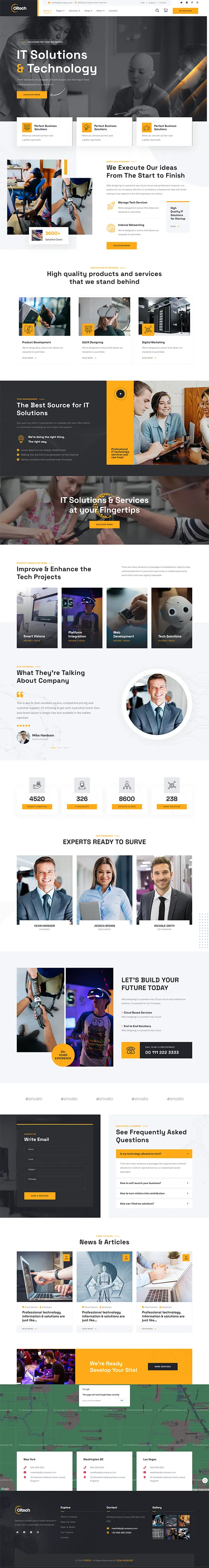 Oitech - Joomla 6 Technology Template | IT Company
